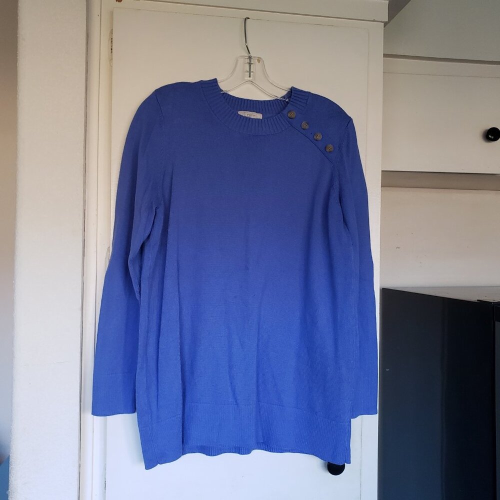 Loft Outlet Blue Sweater Size large